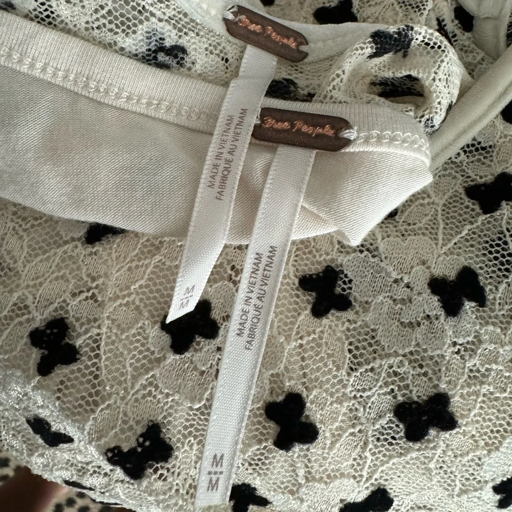 FREE PEOPLE Sheer Delight Mini Dress